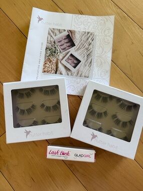 Flutter Habit 3-Pair False Eyelash Sets in Black